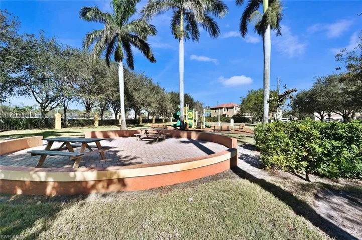Surrounding community featuring a patio and a lawn