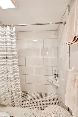 updated walk in shower