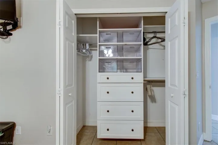 View of closet