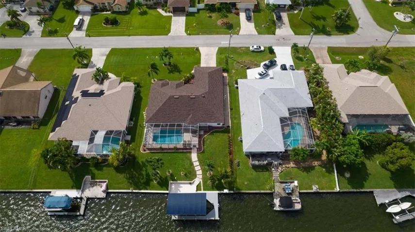 Aerial perspective of neighborhood