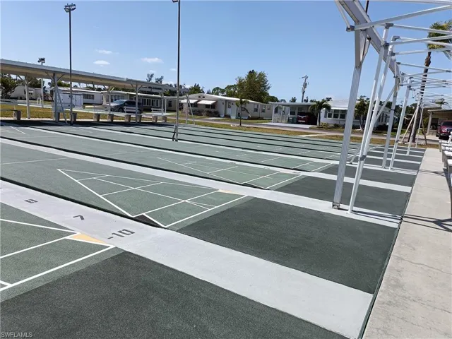 community featuring shuffleboard for all