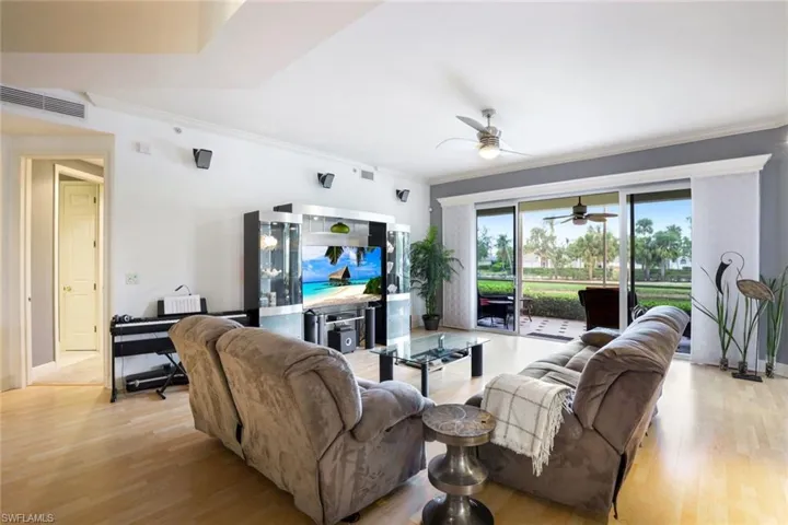 Great room with a view to the water.