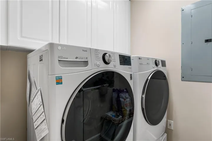 Newer LG washer & Dryer with stands.