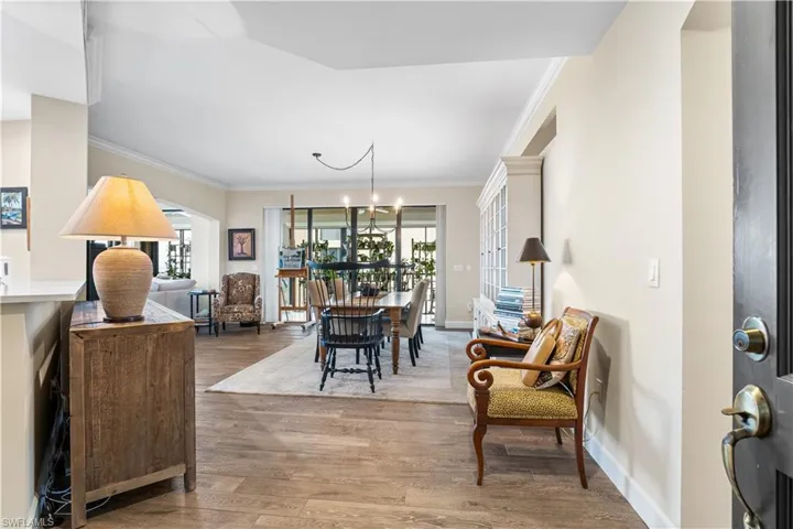 Foyer area after just entering your condo.