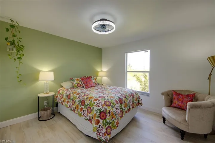 Bedroom with natural light