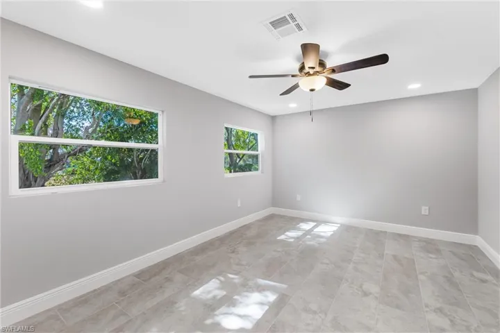 This is the expansive 4th Bedroom, which has 4 LED Recess Lights & a Large Walk-in Closet