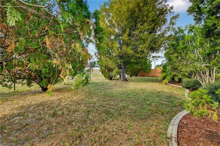 View of large yard