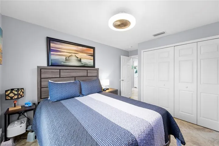 Bedroom featuring a closet
