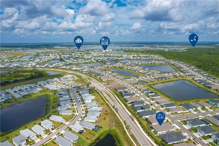 Conveniently located to shopping, community pool, Founders Square and other amazing amenities in Babcock Ranch.