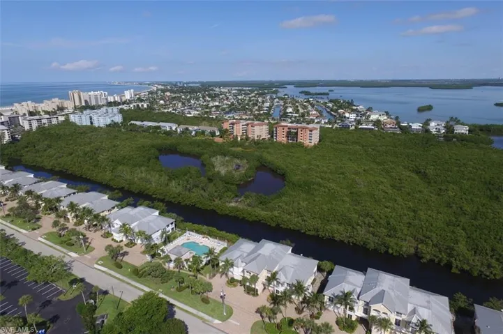 Bird's eye view of Ostego Bay II , preserve , Back Bay and Gulf