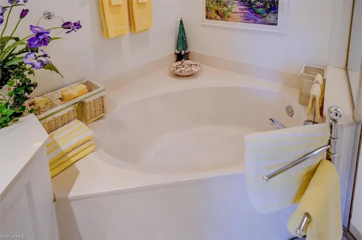 Bathroom featuring a bath