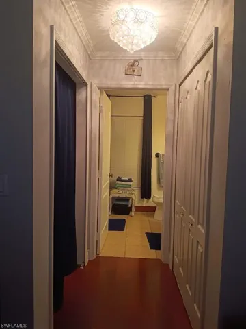 Hallway to Master bath