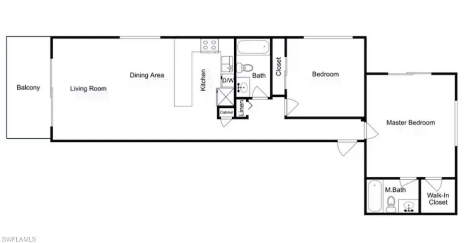 View of unit layout
