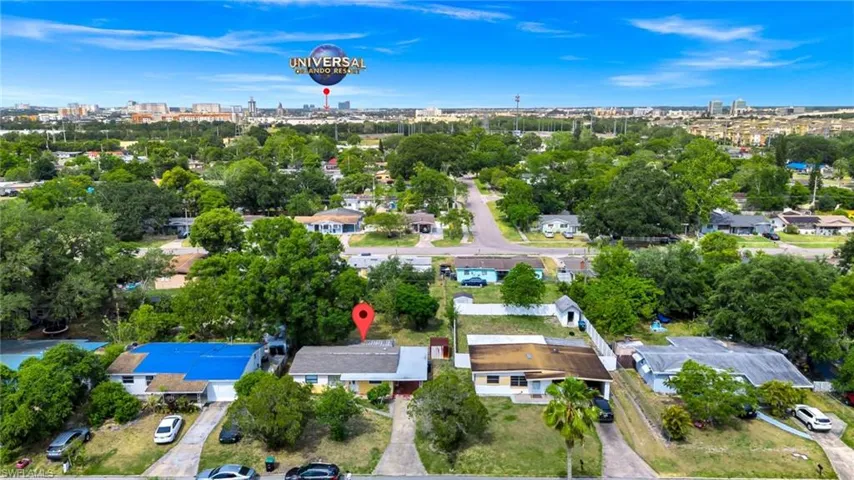 Bird's eye view featuring a view of city