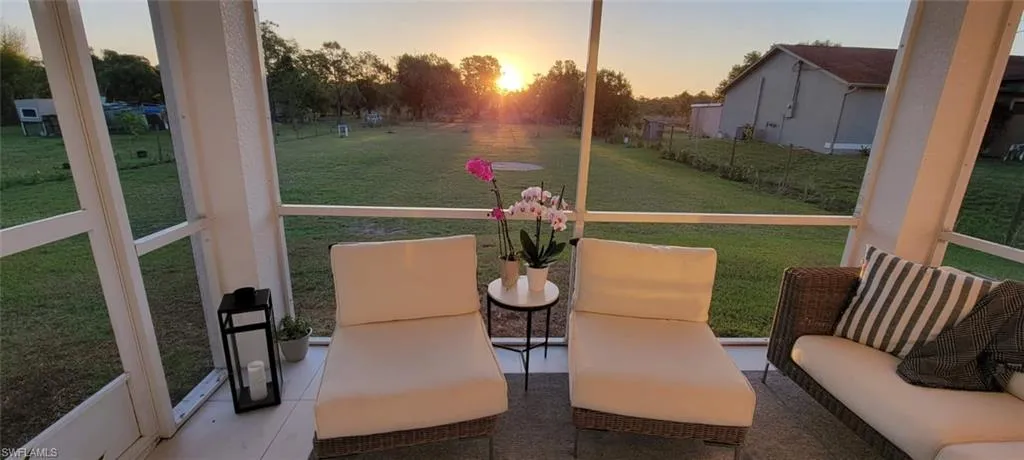 View of sunrise