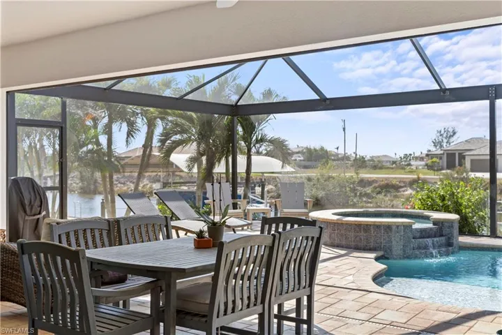 Covered Lanai off Primary BR and Living & Dining Room areas!