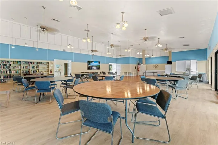 Spacious community room for meetings, card game night, etc.