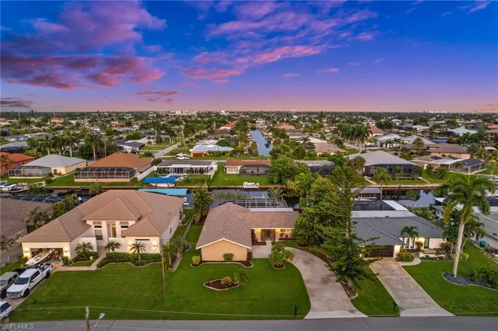 Aerial Twilight View