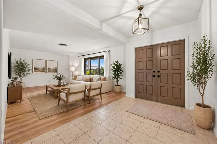 Virtual Staged - Front Family Room