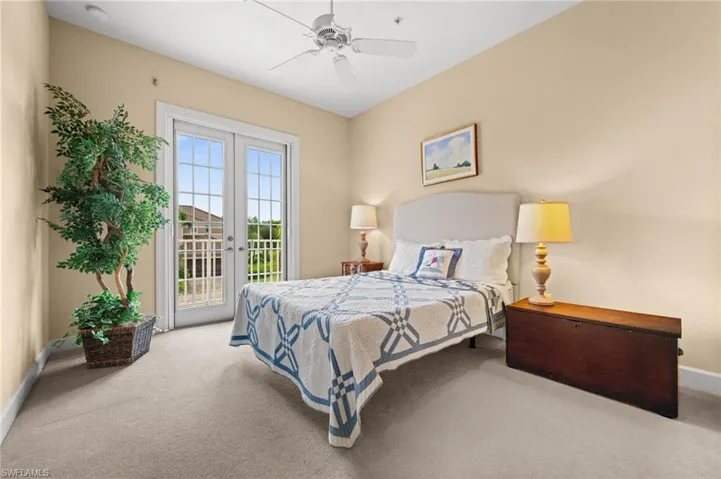 Front Bedroom with Tiled  Patio
