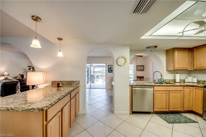 wide open kitchen