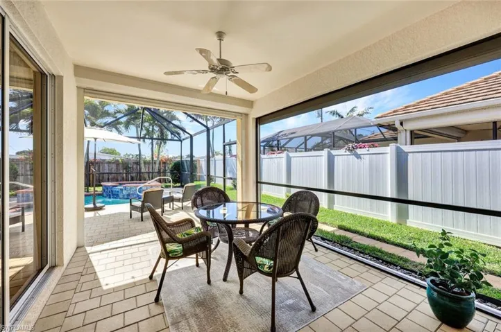 Screened lanai