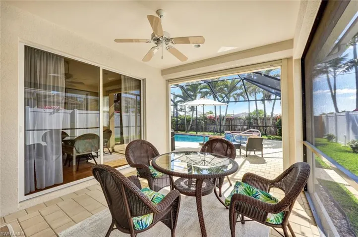 Screened lanai