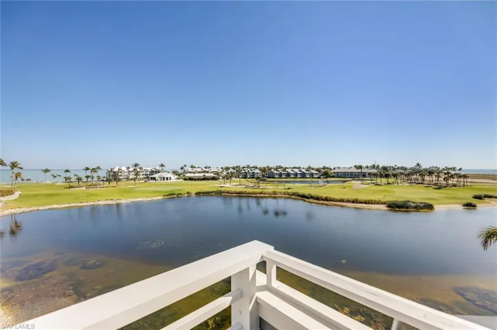 Water view featuring a local golf course
