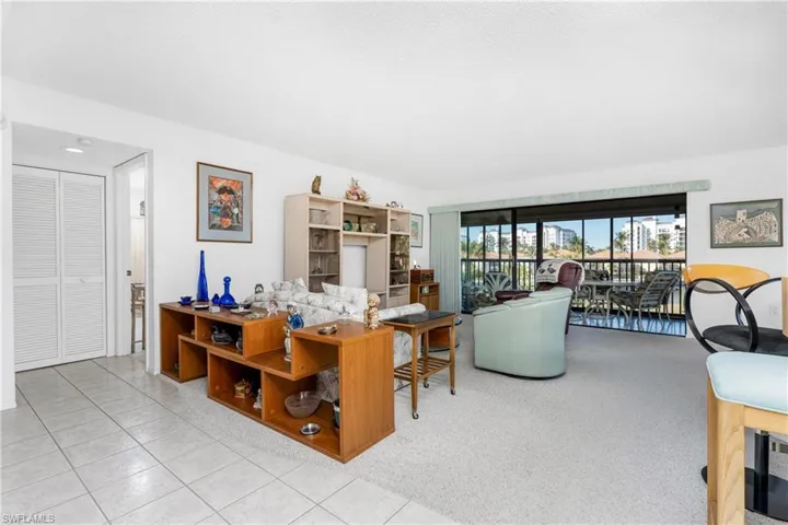 View of living area