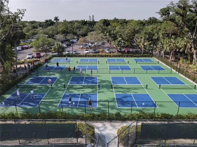 Pickleball courts.