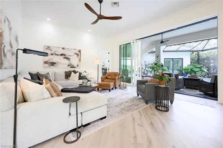 Open & airy with impact sliding doors off of the main living area