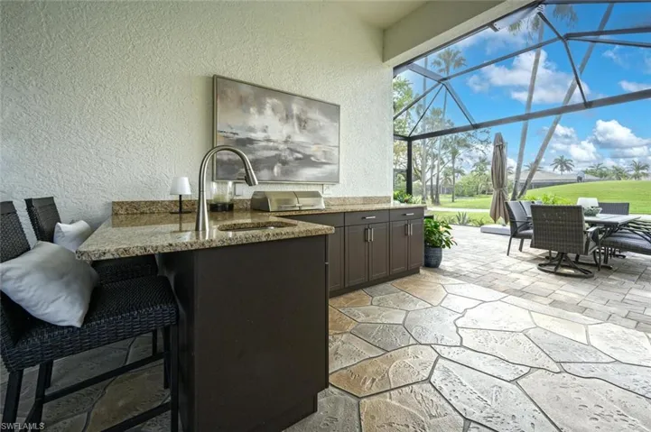 Summer kitchen perfect for grilling and entertaining