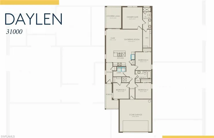 Daylen floorplan with structural options