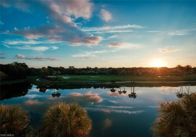 Water view with a golf club