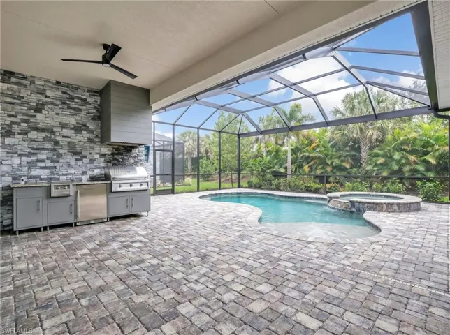 Virtually Staged Pool to show what could be possible