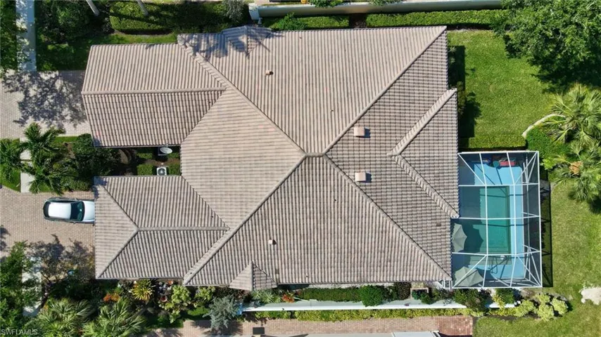 Aerial overview of property's location.
