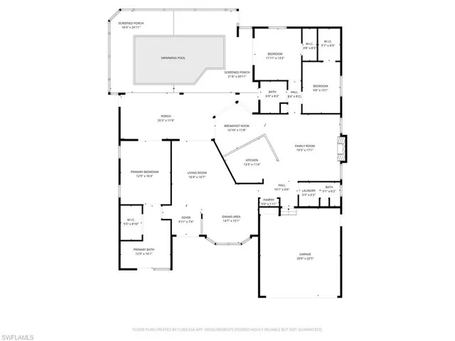 View of floor plan / room layout