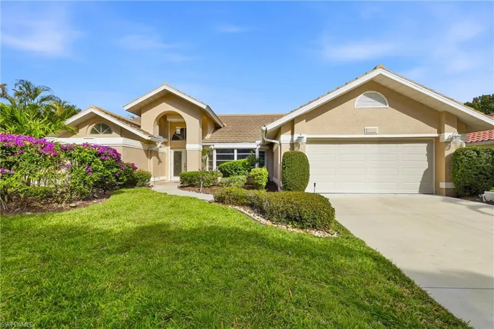 Beautifully landscaped front yard.
