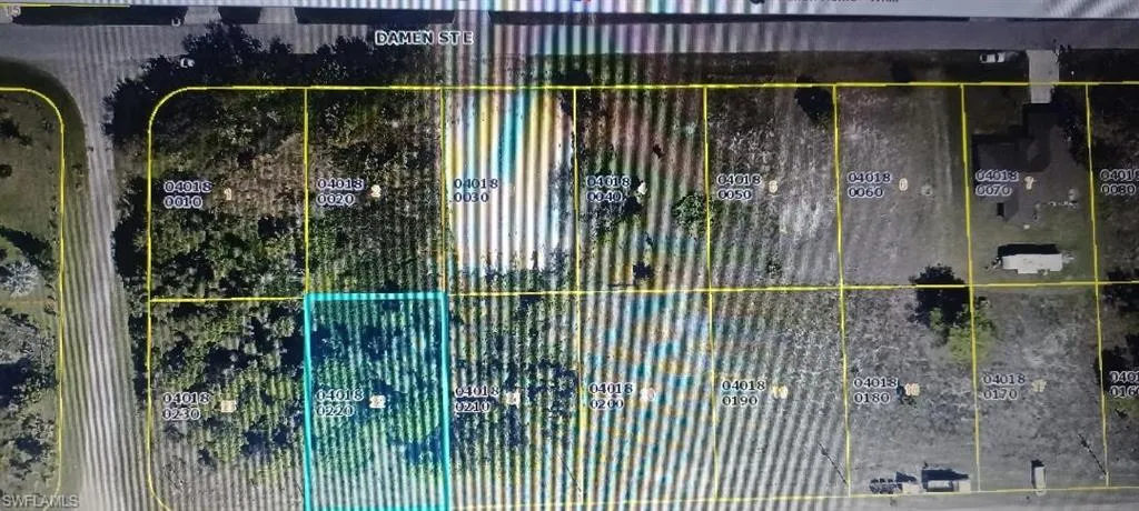Aerial view of property's location