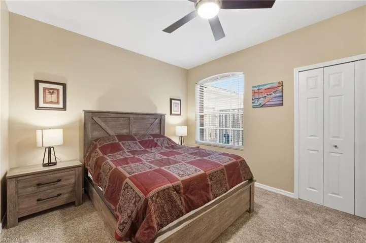 Nicely sized 2nd bedroom.