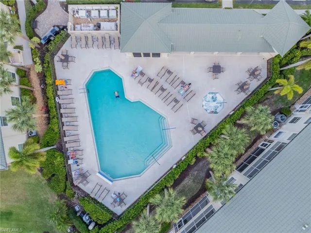 Community pool is just steps away from the condo!