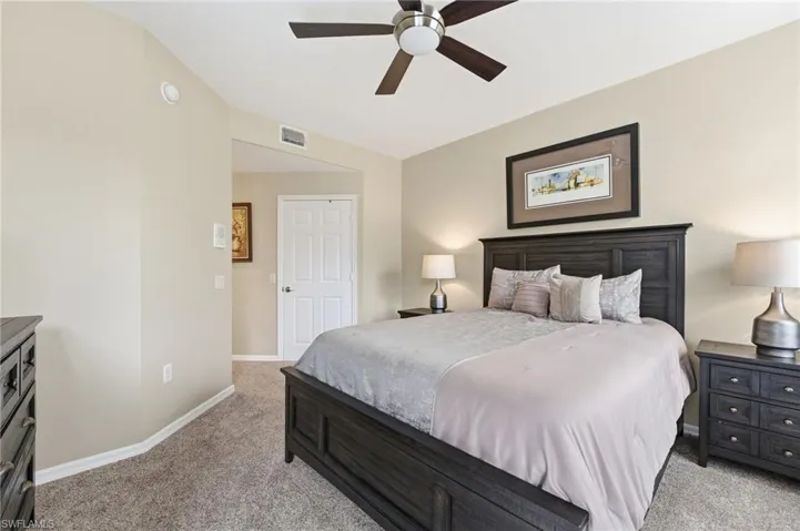 The primary suite features two nicely sized walk-in closets and a private ensuite bathroom.