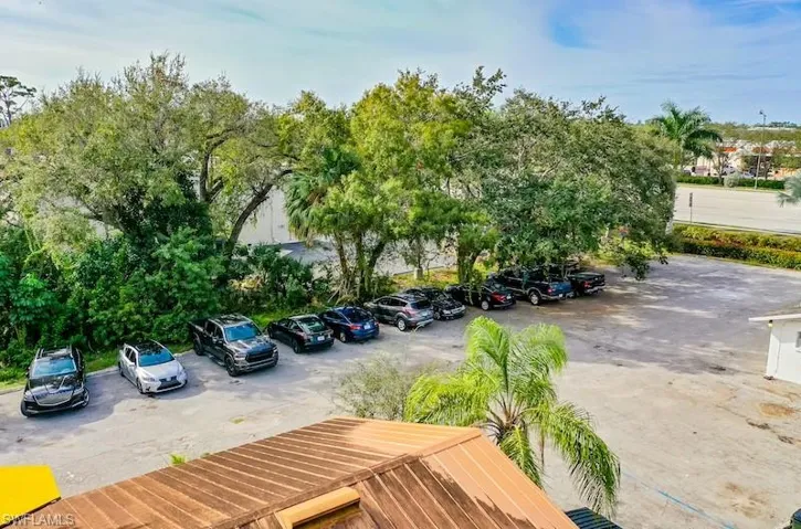 View of uncovered parking lot