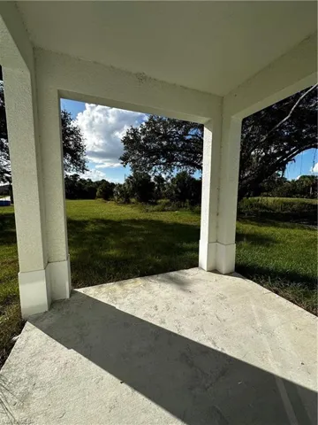 View of patio