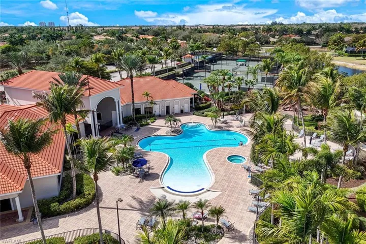 Resort style pool and amenity center.