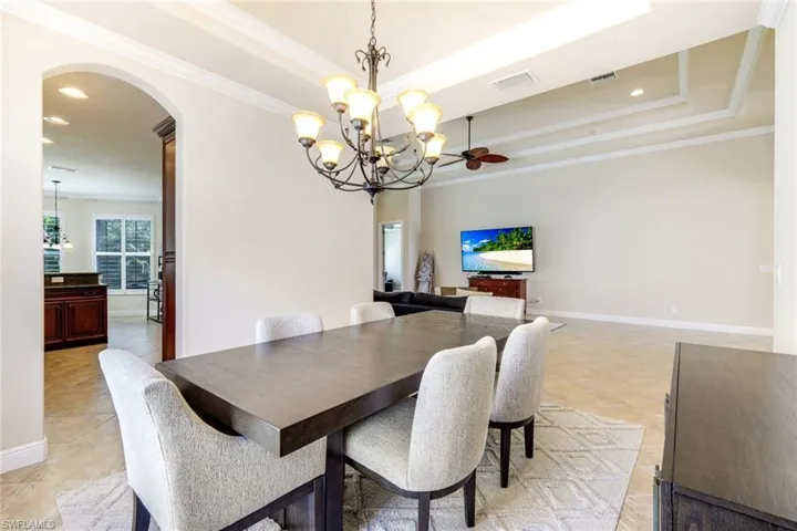 For those more formal evenings, there is plenty of space for a large gathering.