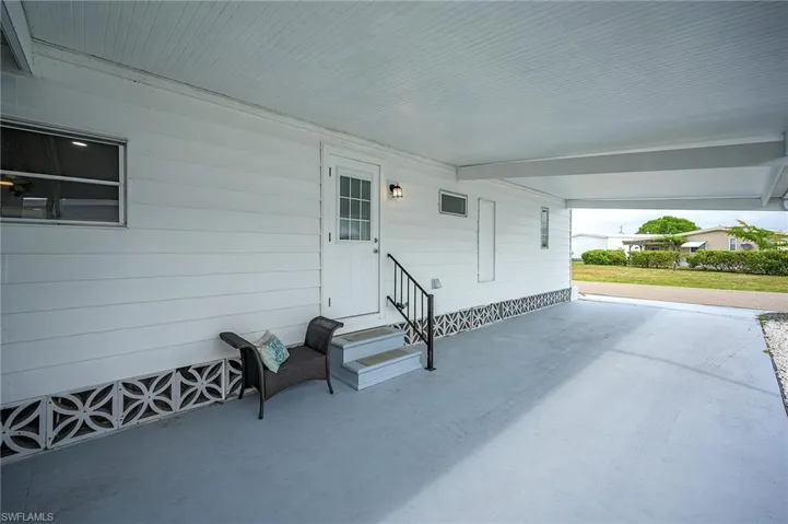 View of patio