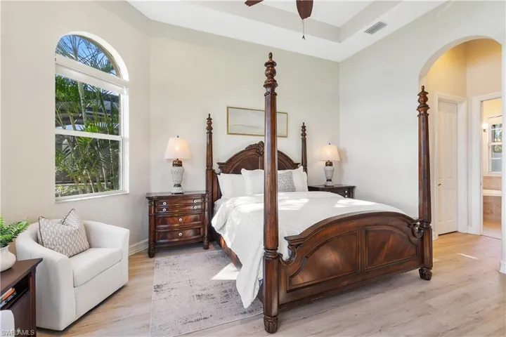 Bedroom featuring light wood-type flooring