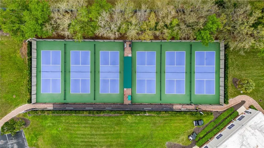 Pickleball Courts by amenity center
