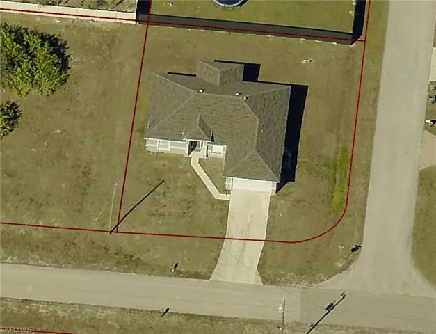 Corner Lot Aerial View
